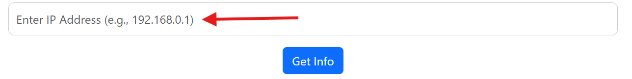 Image of the ASN lookup tool interface